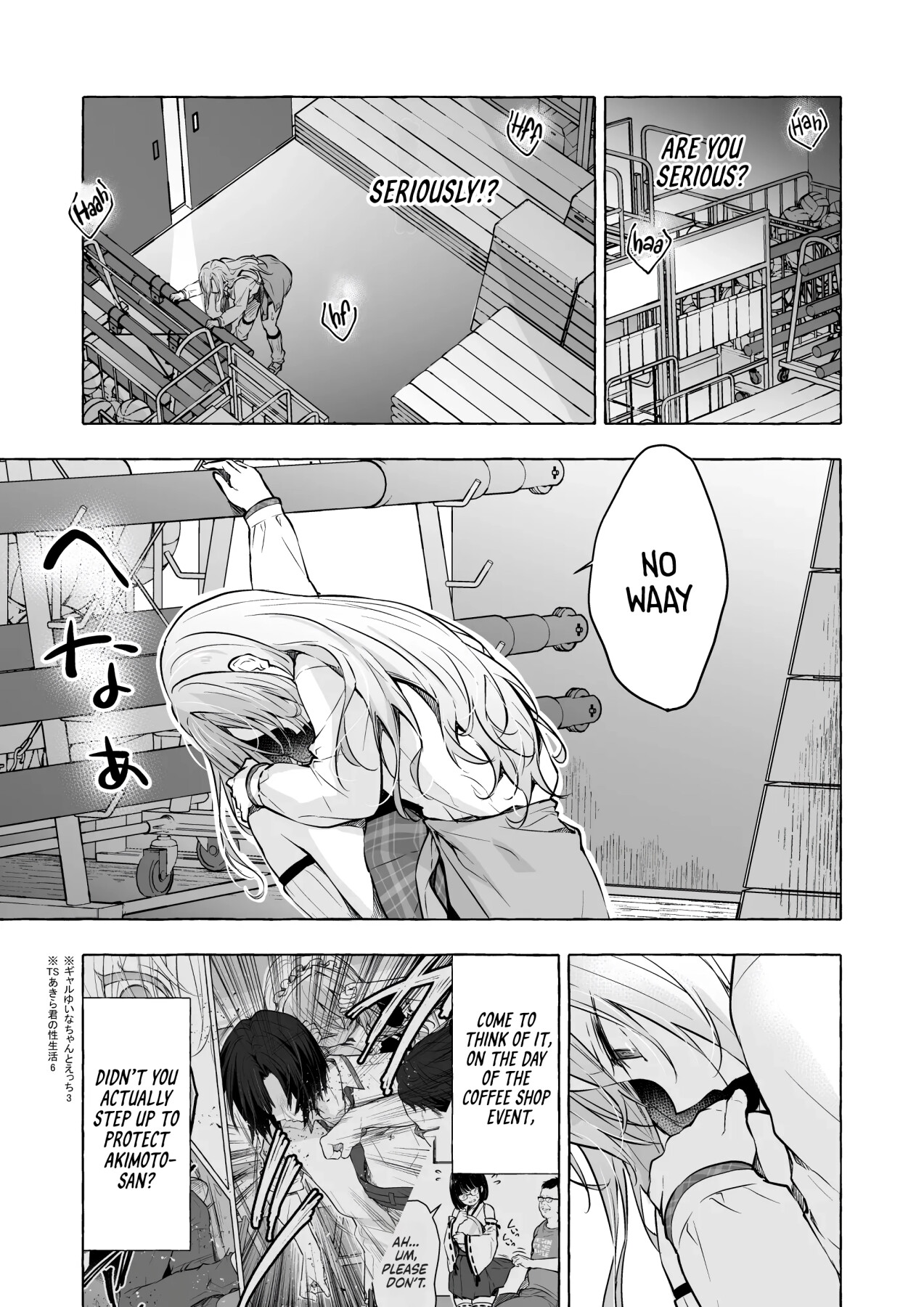 Hentai Manga Comic-Sex with the Gyaru Yuina-chan 4 -My crush is blushing because of me!?--Read-9